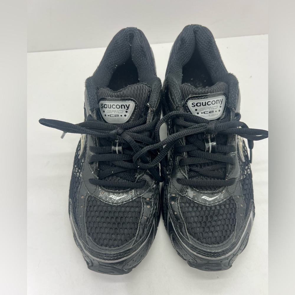 Saucony Grid C2 Black and Silver running shoe - Picture 5 of 7